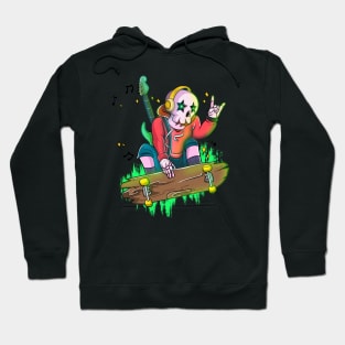 Punk Skeleton Skateboarding Hoodie